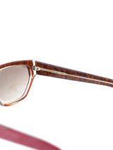 Michele Lamy Nana Red Skinny Cateye Sunglasses Accessory arcadeshops.com