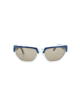 Michele Lamy Nana Blue Skinny Cateye Sunglasses Accessory arcadeshops.com