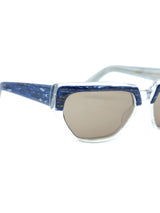Michele Lamy Nana Blue Skinny Cateye Sunglasses Accessory arcadeshops.com
