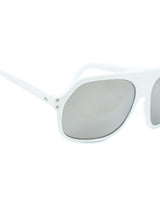 White French Mirrored Aviator Sunglasses Accessory arcadeshops.com