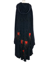 Diana Leslie Animal Rainbow Feather Applique Maxi Cape Dress arcadeshops.com