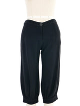 Biba Black Crepe Capri Bottom arcadeshops.com