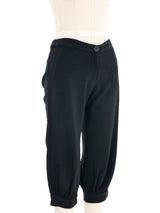 Biba Black Crepe Capri Bottom arcadeshops.com