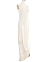 2008 Yeohlee Ivory Jacquard Crescent Dress Dress arcadeshops.com