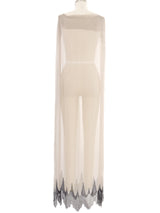 2008 Yeohlee Embellished Fog Chiffon Dress Dress arcadeshops.com