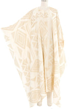 2006 Yeohlee Natural Embroidered Open Front Caftan Outerwear arcadeshops.com