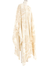 2006 Yeohlee Natural Embroidered Open Front Caftan Outerwear arcadeshops.com