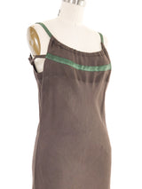 2006 Yeohlee Brown Bubble Hem Cotton Dress Dress arcadeshops.com