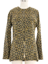 2001 Yeohlee Square Plaid Knit Jacket Jacket arcadeshops.com