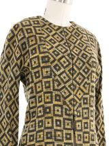 2001 Yeohlee Square Plaid Knit Jacket Jacket arcadeshops.com