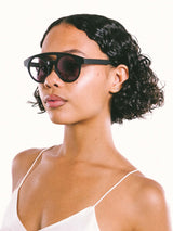 Claude Montana Matte Black Sunglasses Accessory arcadeshops.com