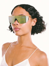 Gianni Versace Mirror Shield Sunglasses Accessory arcadeshops.com