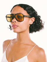 Celine Yellow Lens Aviator Sunglasses Accessory arcadeshops.com
