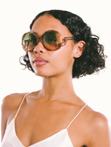 1970s Diane Von Furstenberg Tortoiseshell Sunglasses Accessory arcadeshops.com