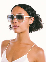 Ted Lapidus Marbled Square Sunglasses Accessory arcadeshops.com