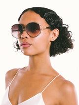 Christian Dior Wire Frame Butterfly Sunglasses Accessory arcadeshops.com