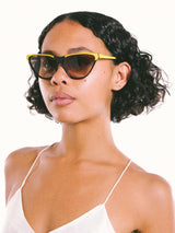 Michele Lamy Nautile Accented Cateye Sunglasses Accessory arcadeshops.com