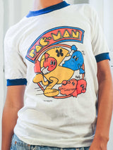 1981 Pac-Man Ringer Tee T-shirt arcadeshops.com