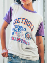 1984 Detroit World Series Tee T-shirt arcadeshops.com