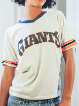 1980s Giants Joe Morris Raglan Tee T-shirt arcadeshops.com