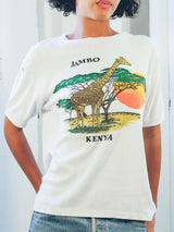 Kenya Giraffe Tee T-shirt arcadeshops.com