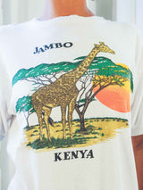 Kenya Giraffe Tee T-shirt arcadeshops.com
