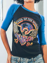 1984 Van Halen Tour Raglan Tee T-shirt arcadeshops.com