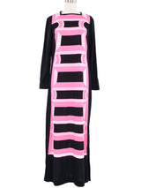 Mr. Dino Psychedelic Column Print Maxi Dress Dress arcadeshops.com