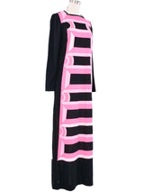 Mr. Dino Psychedelic Column Print Maxi Dress Dress arcadeshops.com