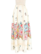 Lace Accented Floral Prairie Skirt Bottom arcadeshops.com