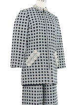 Bead Embellished Metallic Brocade Pant Suit Suit arcadeshops.com