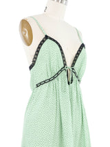 Christian Dior Dot Printed Slip Dress Dress arcadeshops.com