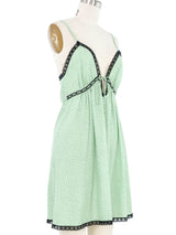 Christian Dior Dot Printed Slip Dress Dress arcadeshops.com