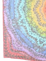 Alexander McQueen Butterfly Wing Printed Silk Scarf Accessory arcadeshops.com