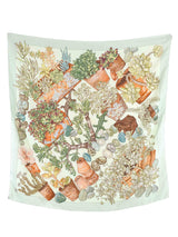 Hermes Jardin Secret Silk Scarf Accessory arcadeshops.com