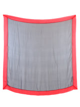 Valentino Red Border Silk Shawl Accessory arcadeshops.com