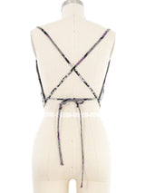 2019 Yeohlee Houndstooth Crossback Apron Top Top arcadeshops.com