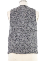 1999 Yeohlee Gray Felted Zip Vest Jacket arcadeshops.com