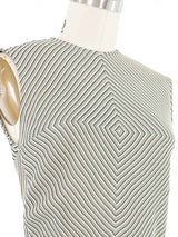 1997 Yeohlee Geometric Stripe Top Top arcadeshops.com