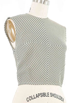 1997 Yeohlee Geometric Stripe Top Top arcadeshops.com