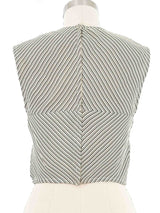 1997 Yeohlee Geometric Stripe Top Top arcadeshops.com