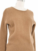 1998 Yeohlee Camel Sweater Top arcadeshops.com