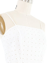 Yeohlee Cropped Eyelet Tank Top arcadeshops.com