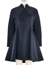 1994 Yeohlee Black Satin Mini Dress Dress arcadeshops.com