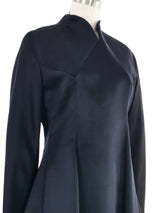 1994 Yeohlee Black Satin Mini Dress Dress arcadeshops.com