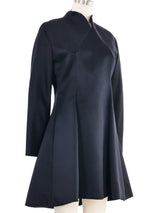 1994 Yeohlee Black Satin Mini Dress Dress arcadeshops.com