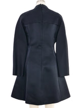 1994 Yeohlee Black Satin Mini Dress Dress arcadeshops.com