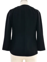 2015 Yeohlee Black Paneled Blouse Top arcadeshops.com