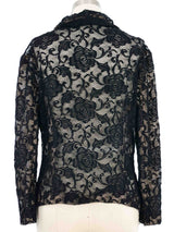 1990s Dolce & Gabbana Lace Jacket Jacket arcadeshops.com