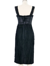 Dolce & Gabbana Eyelet Lace Up Dress Dress arcadeshops.com